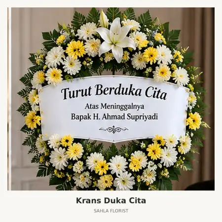 Krans Bunga Duka Cikarang